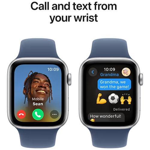 Смарт-часы APPLE Watch SE GPS+Cellular 40mm Silver Aluminum Sport Band Denim M/L (MXGG3QH/A) Вид деятельности велоспорт