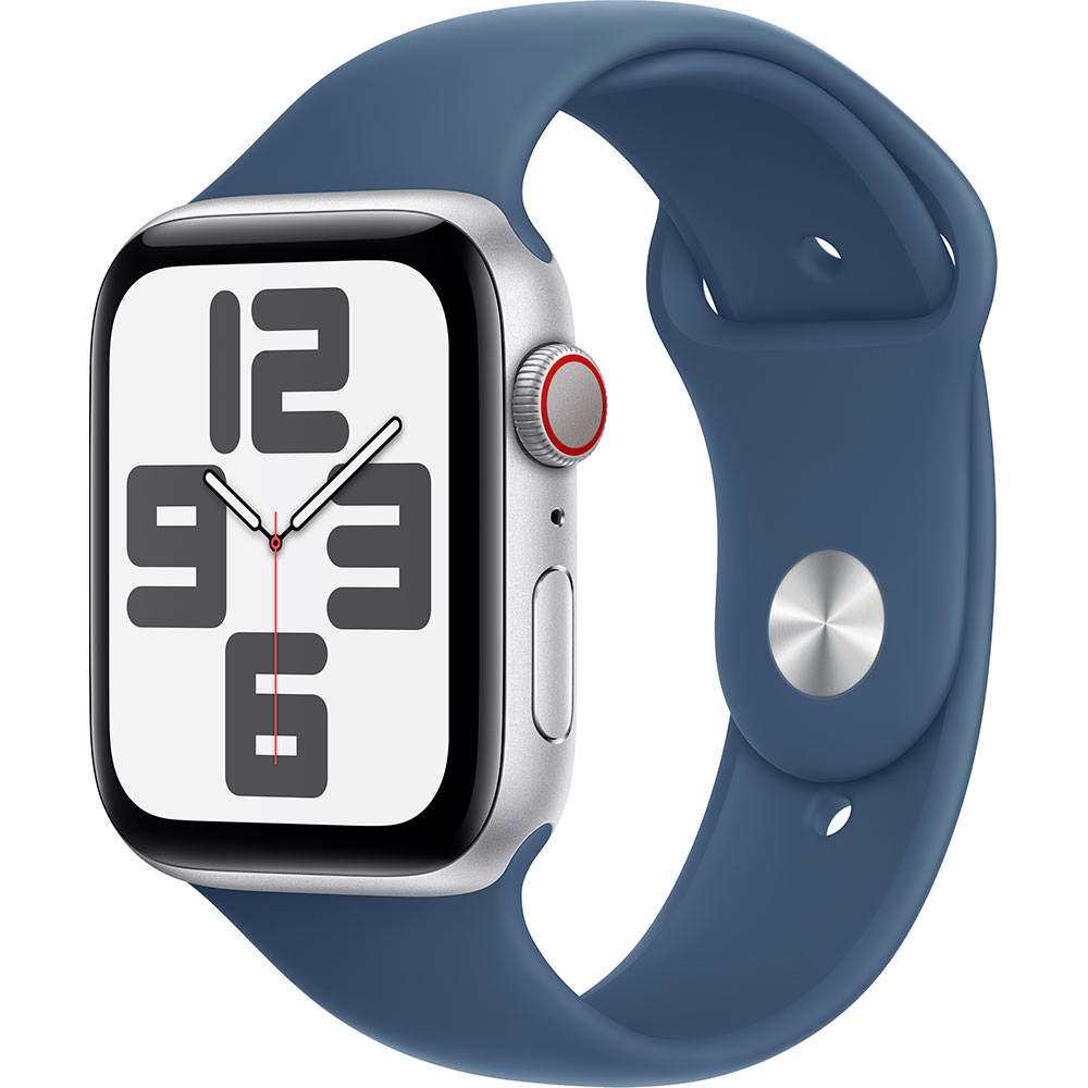 Смарт-часы APPLE Watch SE GPS+Cellular 40mm Silver Aluminum Sport Band Denim M/L (MXGG3QH/A) Смарт-часы APPLE Watch SE GPS+Cellular 40mm Silver Aluminum Sport Band Denim M/L (MXGG3QH/A)