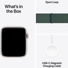 Смарт-часы APPLE Watch SE GPS+Cellular 40mm Starlight Aluminum Sport Loop Lake Green (MXGH3QH/A)