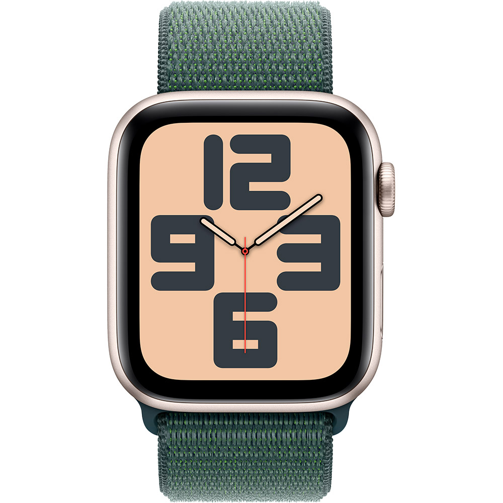 Смарт-часы APPLE Watch SE GPS+Cellular 40mm Starlight Aluminum Sport Loop Lake Green (MXGH3QH/A) Функциональность для взрослых