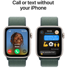 Смарт-часы APPLE Watch SE GPS+Cellular 40mm Starlight Aluminum Sport Loop Lake Green (MXGH3QH/A)