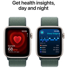 Смарт-часы APPLE Watch SE GPS+Cellular 40mm Starlight Aluminum Sport Loop Lake Green (MXGH3QH/A)