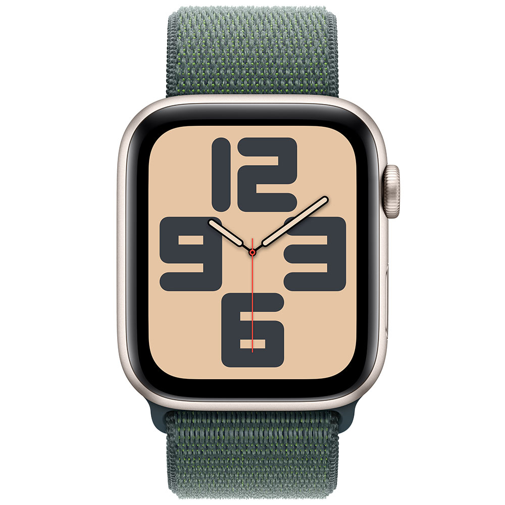 Смарт-часы APPLE Watch SE GPS+Cellular 40mm Starlight Aluminum Sport Loop Lake Green (MXGH3QH/A) Функциональность для взрослых