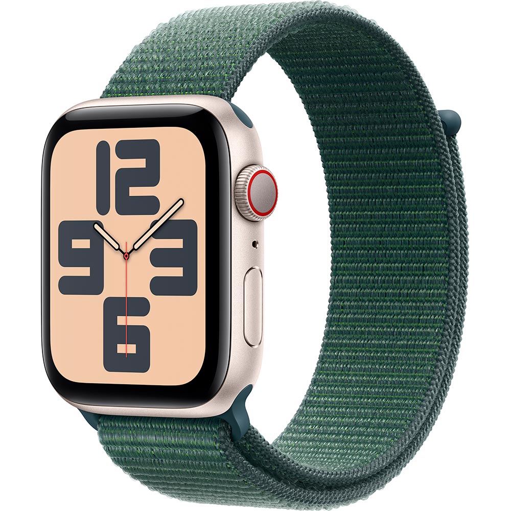 Смарт-часы APPLE Watch SE GPS+Cellular 40mm Starlight Aluminum Sport Loop Lake Green (MXGH3QH/A) Смарт-часы APPLE Watch SE GPS+Cellular 40mm Starlight Aluminum Sport Loop Lake Green (MXGH3QH/A)