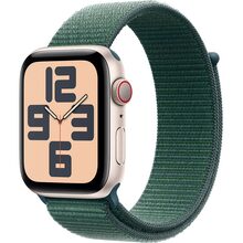 Смарт-часы APPLE Watch SE GPS+Cellular 40mm Starlight Aluminum Sport Loop Lake Green (MXGH3QH/A)