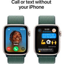 Смарт-часы APPLE Watch SE GPS+Cellular 40mm Starlight Aluminum Sport Loop Lake Green (MXGH3QH/A)