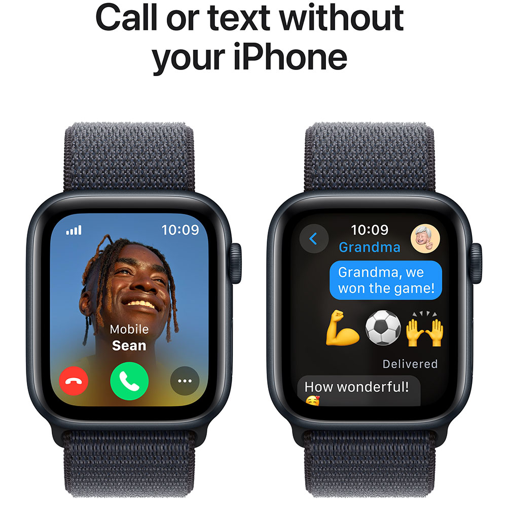 Смарт-годинник APPLE Watch SE GPS+ Cellular 40mm Midnight Alum Case With Ink Sp Loop (MXGA3QH/A) Операційна система Watch OS