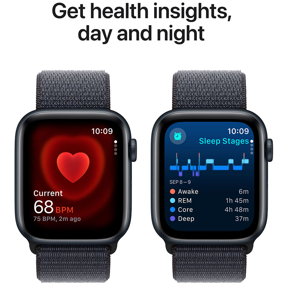Смарт-годинник APPLE Watch SE GPS+ Cellular 40mm Midnight Alum Case With Ink Sp Loop (MXGA3QH/A) Сумісність iOS (Apple)