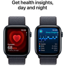 Смарт-годинник APPLE Watch SE GPS+ Cellular 40mm Midnight Alum Case With Ink Sp Loop (MXGA3QH/A)