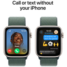 Смарт-часы APPLE Watch SE GPS+Cellular 44mm Starl Alum Case Lake Green Sp Loop (MXGV3QH/A)