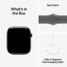 Смарт-часы APPLE Watch Series 10 GPS+Cellular 42mm Nat Tit Case Stone Grey Sp/b - S/M (MWXD3QH/A)
