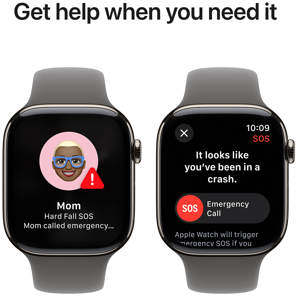Смарт-часы APPLE Watch Series 10 GPS+Cellular 42mm Nat Tit Case Stone Grey Sp/b - S/M (MWXD3QH/A) Вид деятельности велоспорт