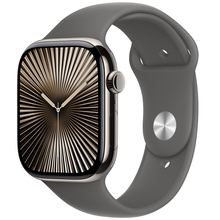 эпл вотч Смарт-часы APPLE Watch Series 10 GPS+Cellular 46mm Nat Tit Case Stone Grey Sp/b - M/L (MWYA3QH/A)