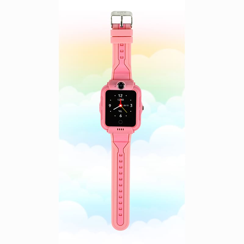 Смарт-годинник AURA A400 4G Tracker/WIFI Pink (AUR-A400-P) Операційна система Nucleos OS