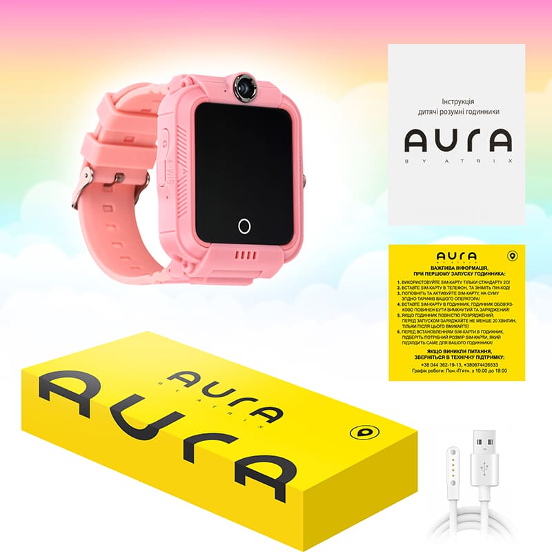 Смарт-годинник AURA A400 4G Tracker/WIFI Pink (AUR-A400-P) Сумісність Android OS
