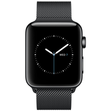 Смарт-годинник Apple Watch Series 2 42mm Space Black Stainless Steel Case with Space Black Milanese Loop (MNQ12FS/A)