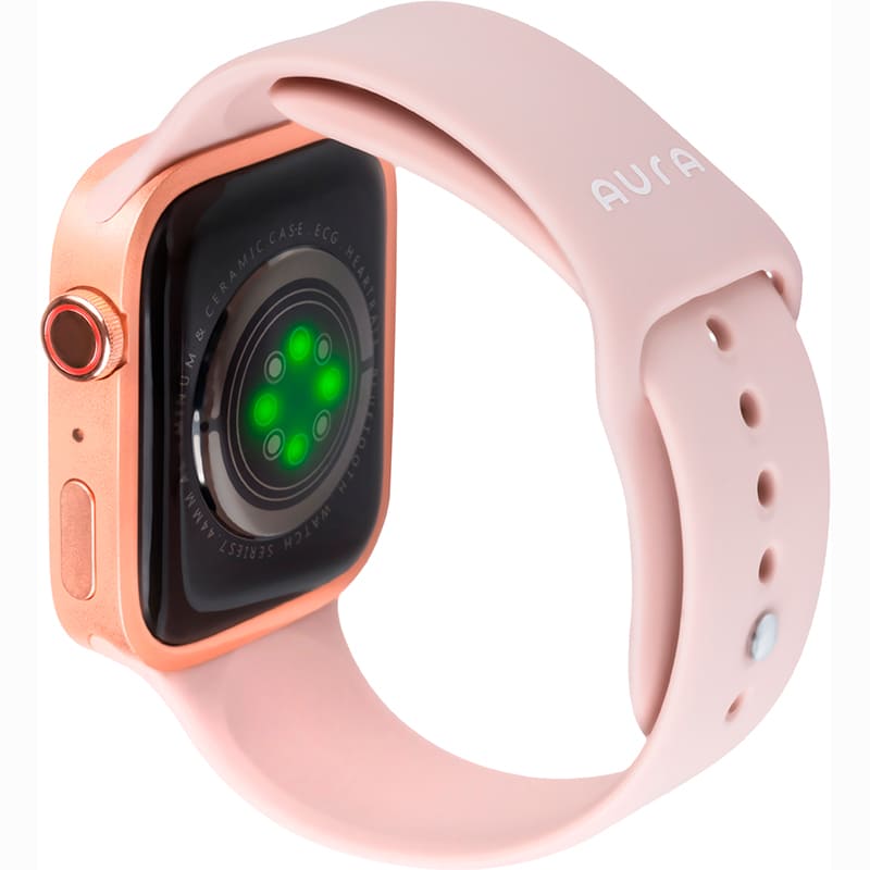 Смарт-годинник AURA X1 Pro 44mm Pink (SWAX144P) Операційна система Nucleos OS