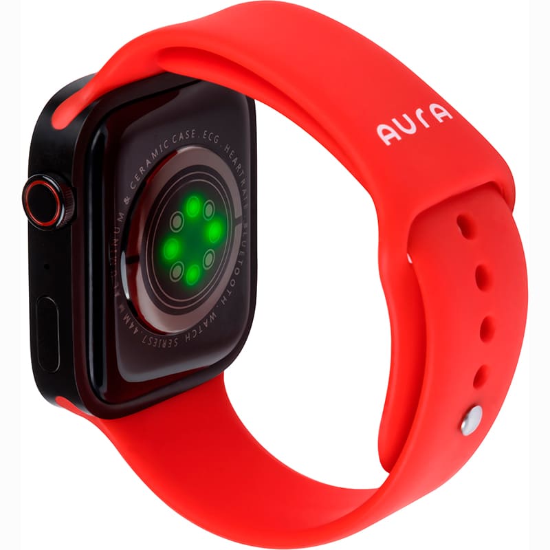 Смарт-годинник AURA X1 Pro 44mm Red (SWAX144R) Операційна система Nucleos OS