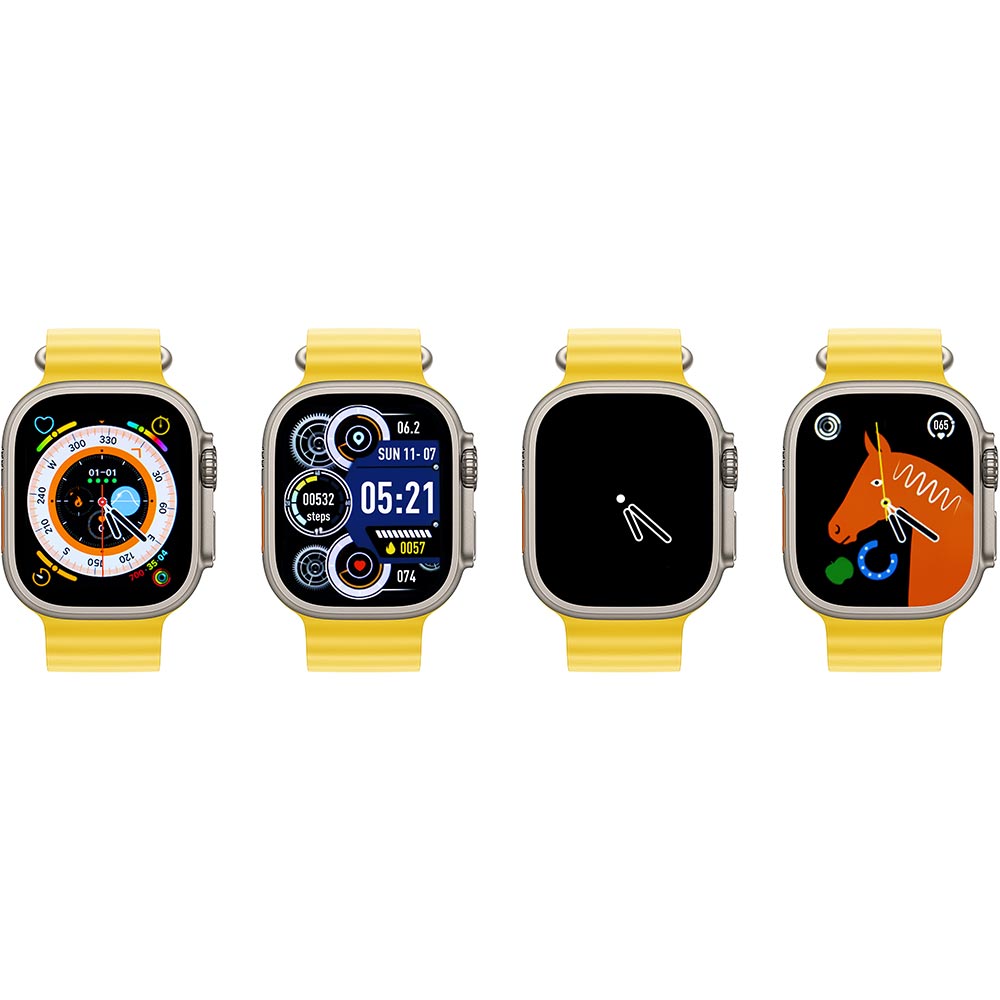 Смарт-годинник AURA X4 ProMax 53mm Yellow (SWAX453Y) Функціональність для дорослих