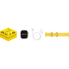Смарт-годинник AURA X4 ProMax 53mm Yellow (SWAX453Y)