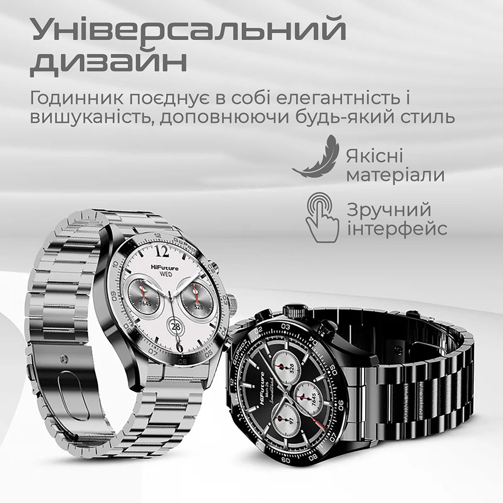 Фото Смарт-часы HIFUTURE GoPro 2 Black (6972576182340)