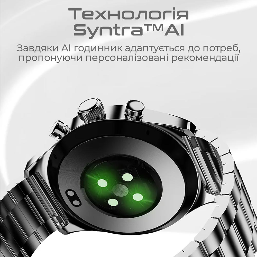 Внешний вид Смарт-часы HIFUTURE GoPro 2 Silver (6972576182357)