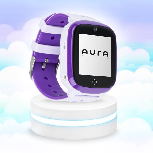 Смарт-годинник AURA A200 Tracker WIFI Purple (AUR-A200-PL) Операційна система Nucleos OS