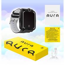 Смарт-годинник AURA A400 4G Tracker WIFI Black (AUR-A400-B)