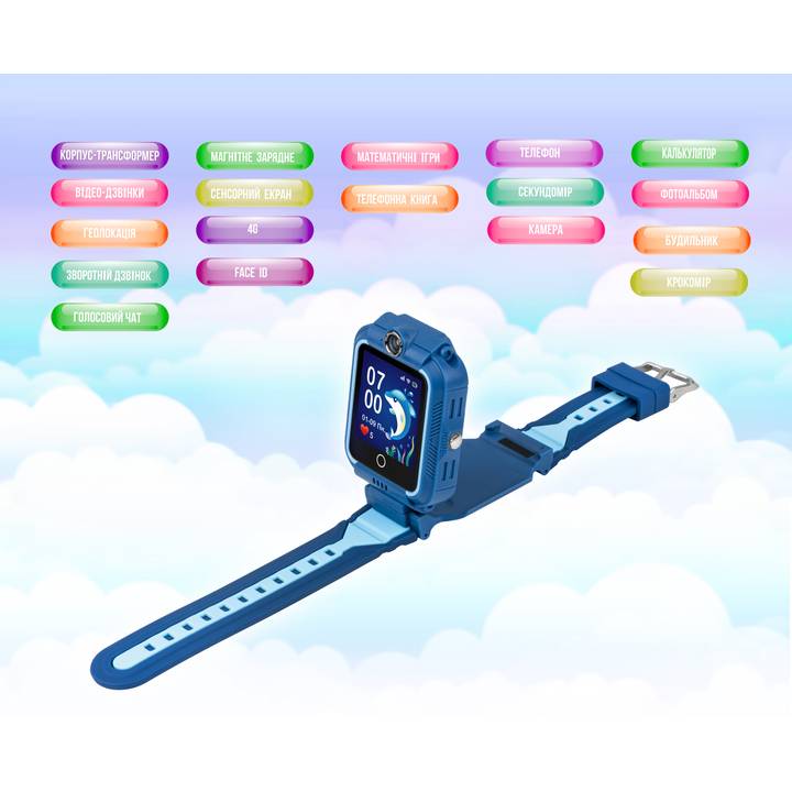 Смарт-годинник AURA A400 4G Tracker WIFI Blue (AUR-A400-BL) Сумісність Android OS