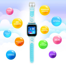 Смарт-годинник AURA A100 Tracker/WIFI Green (AUR-A100-G)