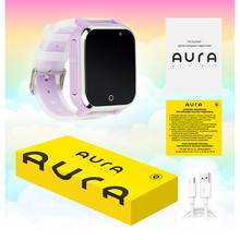 Смарт-годинник AURA A100 Tracker/WIFI Purple (AUR-A100-PL)