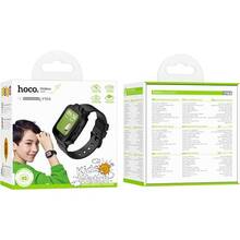 Смарт-годинник HOCO Y104 42mm SIM 4G Wi-Fi Black (6942007646352)