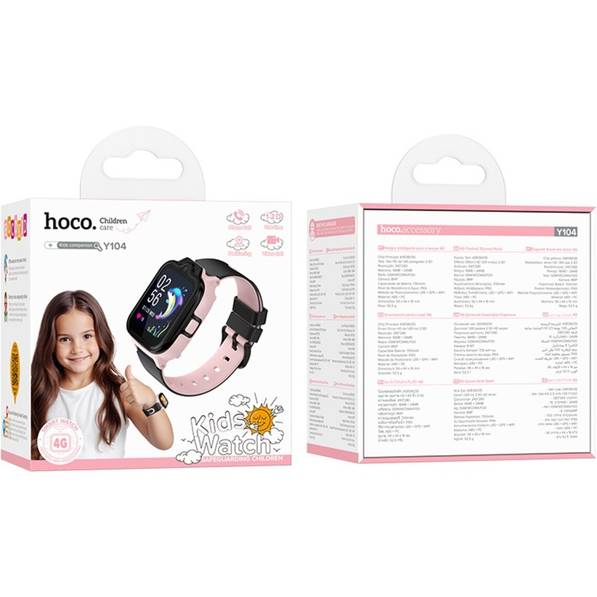 Смарт-годинник HOCO Y104 42mm SIM 4G Wi-Fi Pink (6942007646376) Функціональність дитячі
