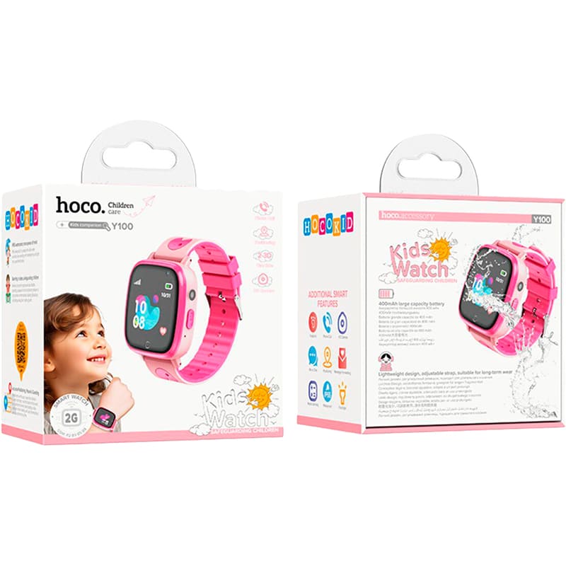Смарт-годинник HOCO Y100 36mm Pink (6942007625647) Сумісність Android OS