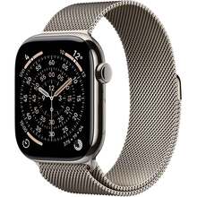 Смарт-годинник APPLE Watch Series 11GPS + Cellular 42mmNatural Titanium Case with Natural Milanese Loop