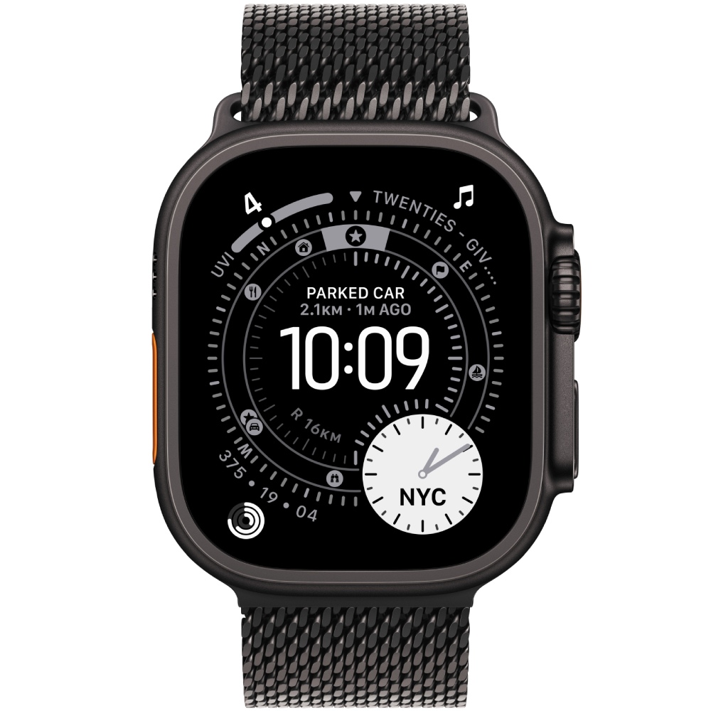Смарт-годинник APPLE Watch Ultra 3 GPS + Cellular 49mm Black Titanium Case with Black Tit. Milanese Loop - Small (MF1N4QP/A) Функціональність для дорослих