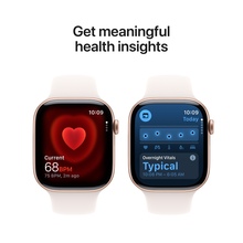 APPLE Watch Series 11GPS + Cellular 46mm Rose Gold Aluminium Case with Light Blush Sport Band - S/M