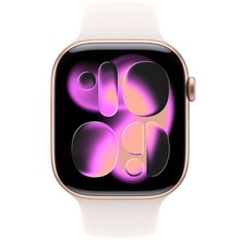 APPLE Watch Series 11GPS + Cellular 46mm Rose Gold Aluminium Case with Light Blush Sport Band - M/L