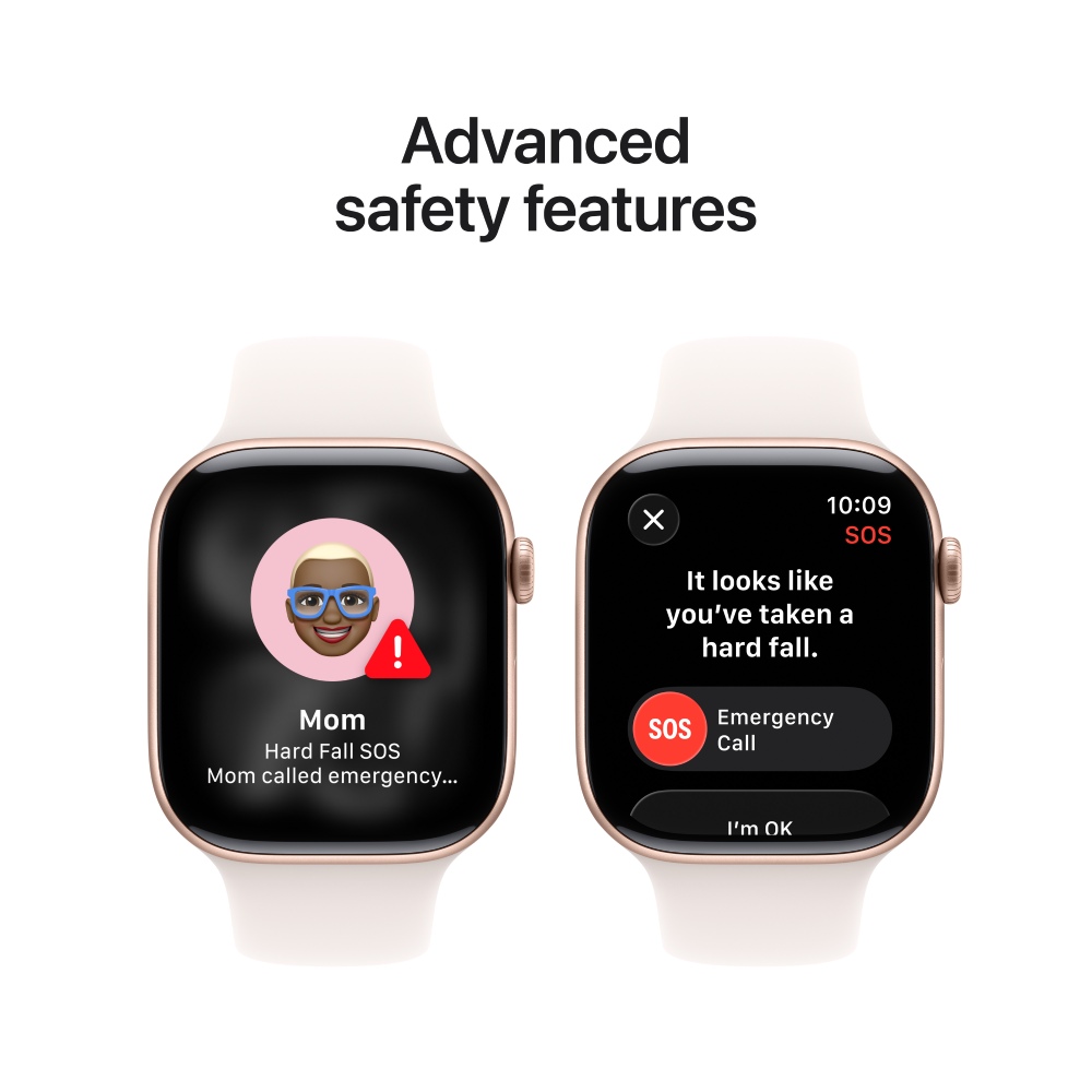 Внешний вид APPLE Watch Series 11GPS + Cellular 46mm Rose Gold Aluminium Case with Light Blush Sport Band - M/L
