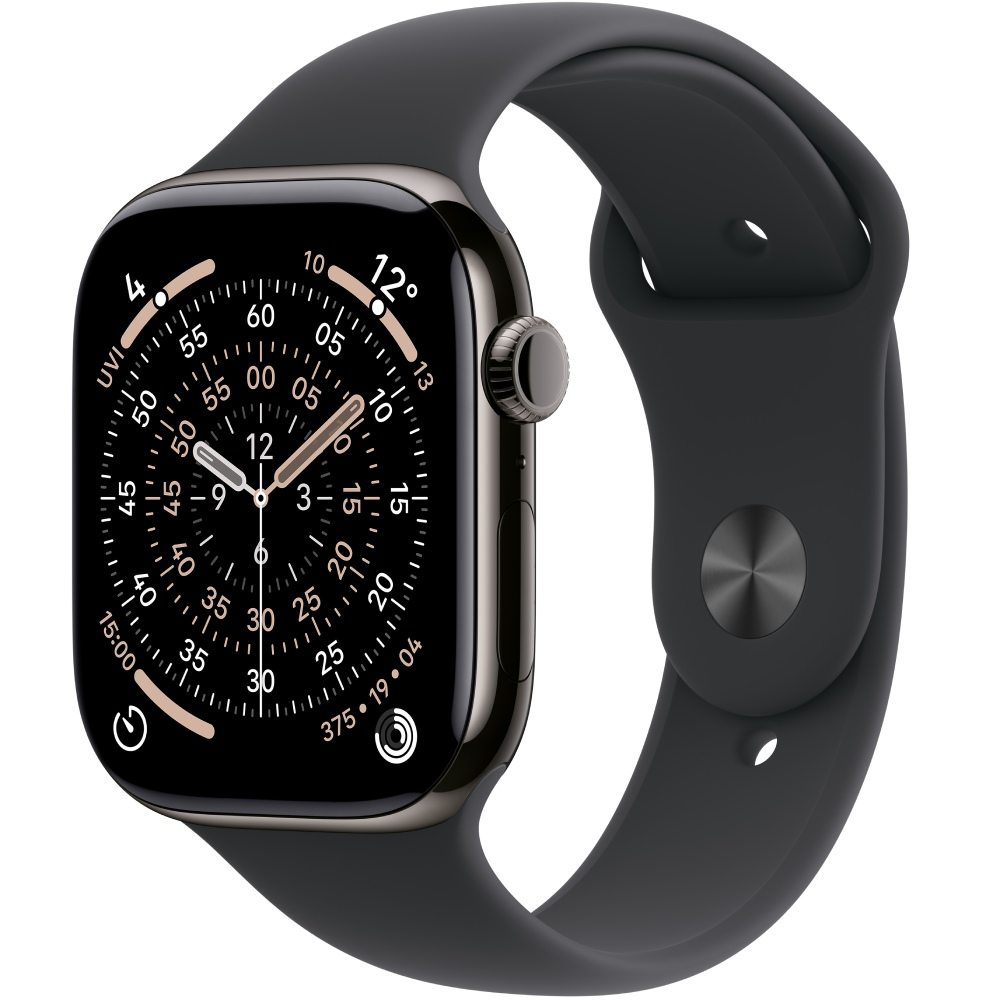 APPLE Watch Series 11GPS + Cellular 46mmSlate Titanium Case with Black Sport Band - M/L APPLE Watch Series 11GPS + Cellular 46mmSlate Titanium Case with Black Sport Band - M/L