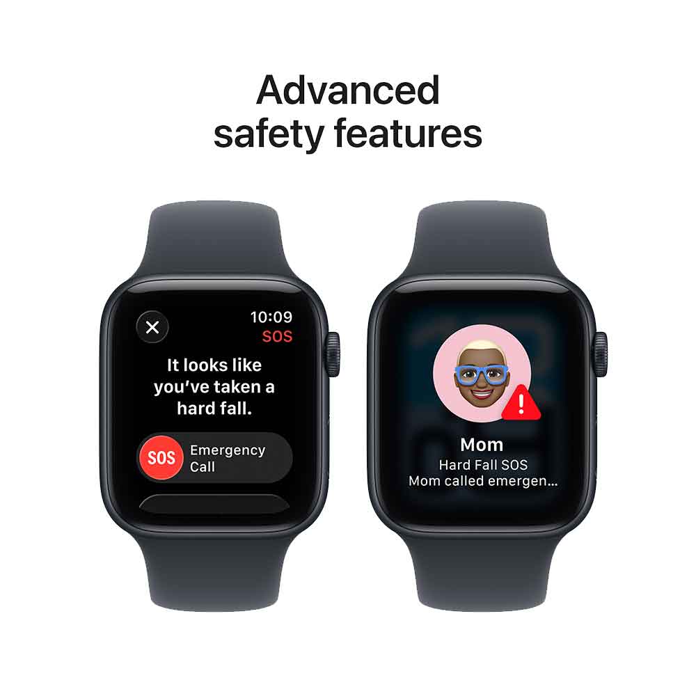 Фото Смарт-годинник APPLE Watch SE 3GPS + Cellular 44mmMidnight Aluminium Case with Midnight Sport Band - M/L