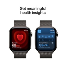 APPLE Watch Series 11GPS + Cellular 46mmSlate Titanium Case with Slate Milanese Loop - S/M