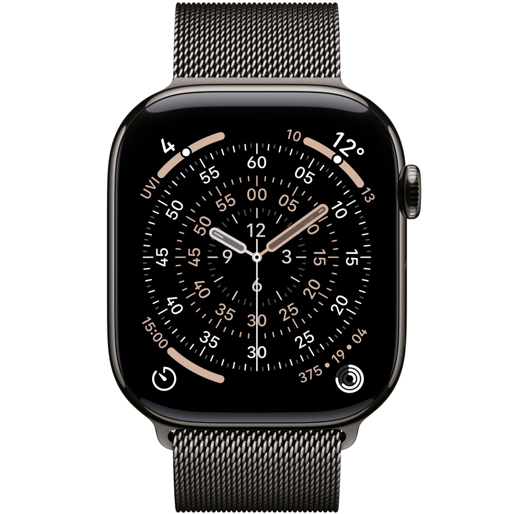APPLE Watch Series 11GPS + Cellular 46mmSlate Titanium Case with Slate Milanese Loop - S/M Функциональность для взрослых