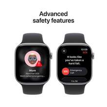Смарт-часы APPLE Watch Series 11GPS42mmSpace Grey Aluminium Case with Black Sport Band - S/M