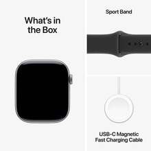 Смарт-часы APPLE Watch Series 11GPS42mmSpace Grey Aluminium Case with Black Sport Band - S/M