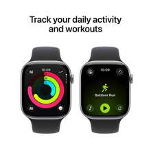 Смарт-часы APPLE Watch Series 11GPS42mmSpace Grey Aluminium Case with Black Sport Band - M/L