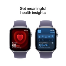 APPLE Watch Series 11GPS42mmSilver Aluminium Case with Purple Fog Sport Band - M/L