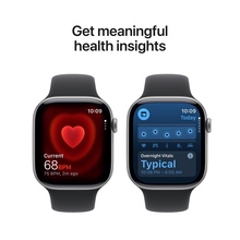 APPLE Watch Series 11GPS46mmSpace Grey Aluminium Case with Black Sport Band - S/M