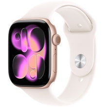 APPLE Watch Series 11GPS46mmRose Gold Aluminium Case with Light Blush Sport Band - S/M