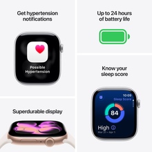 APPLE Watch Series 11GPS46mmRose Gold Aluminium Case with Light Blush Sport Band - M/L
